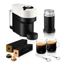 NESPRESSO by Krups Vertuo Pop Barista Bundle XN920141 Smart Coffee Machine - Coconut White