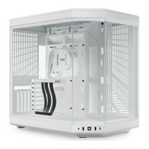 HYTE Y70 E-ATX Mid-Tower PC Case - Snow White