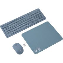 GOJI 3-in-1 Wireless Keyboard & Mouse Set - Blue