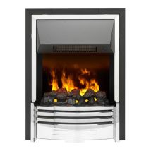 DIMPLEX Optimyst Pomona POM20 Electric Fireplace - Black & Silver