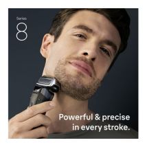 BRAUN Series 8 8663cc Wet & Dry Foil Shaver & SmartCare Centre - Grey