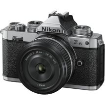 NIKON Z fc Mirrorless Camera with NIKKOR Z 28 mm f/2.8 SE Lens - Silver
