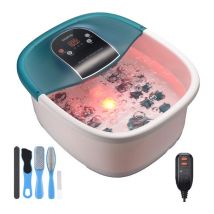 RENPHO Edge Shiatsu Foot Spa Bath Massager with Pedicure Kit - Green