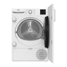 BEKO B300 Series NTIKP81131W Integrated 8 kg Heat Pump Tumble Dryer - White