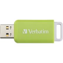 VERBATIM DataBar USB 2.0 Memory Stick - 32 GB, Green