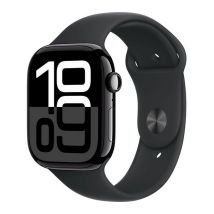 APPLE Watch Series 10 - 46 mm Jet Black Aluminium Case with Black Sport Band, S/M