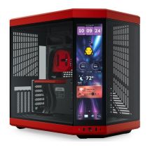 HYTE Y70 Touch Infinite E-ATX Mid-Tower PC Case - Black Cherry