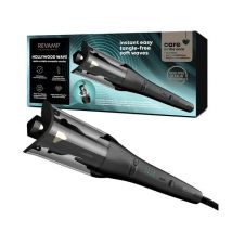 REVAMP Hollywood Wave Auto-Rotate Ceramic Curler - Black