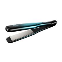 REVAMP Wide Ultra X Shine Ceramic Hair Straightener - Black