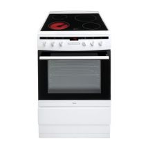 AMICA 608CE2TAW 60 cm Electric Ceramic Cooker - White