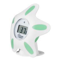 TOMMEE TIPPEE Bath & Room Thermometer - White & Mint