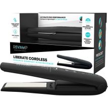 REVAMP Liberate Cordless Compact Ceramic Hair Straightener - Black