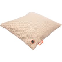 BODI-TEK Cozy Una Heated Knitted Fabric Cushion - Beige, 45 x 45cm