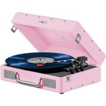 MIXX Revival 55 MRRP-55-PI-492 Belt Drive Bluetooth Turntable - Pink