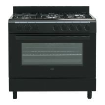 LOGIK LFTG90B18 90 cm Dual Fuel Range Cooker - Black