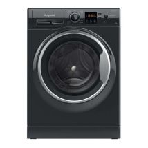 HOTPOINT Anti-Stain NSWM 1046 BS UK 10 kg 1400 Spin Washing Machine - Black