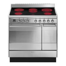 SMEG Concert SUK92CMX9 90 cm Electric Ceramic Range Cooker - Stainless Steel