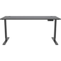 PIRANHA E-BASE 140 Sit-Stand Gaming Desk - Black