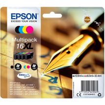 EPSON Pen & Crossword T1636 XL Cyan, Magenta, Yellow & Black Ink Cartridge - Multipack
