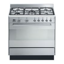 SMEG SUK91MFX9 Concert 90 cm Dual Fuel Range Cooker - Stainless Steel