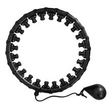 EKO FIT KFWHH Weighted Fitness Hoop - Black