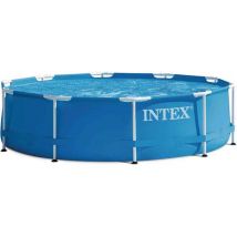 INTEX Metal Frame Swimming Pool Set - Blue