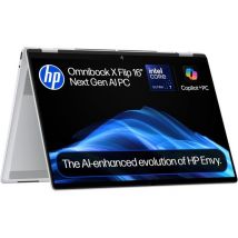 HP OmniBook X Flip NGAI 16" 2 in 1 Laptop, Copilot+ PC - Intel® Core™ Ultra 7, 1 TB SSD, Glacier Silver