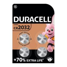 DURACELL DL2032/CR2032/ECR2032 Batteries - Pack of 4