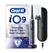 ORAL-B iO 9 Electric Toothbrush & Travel Charging Case - Black Onyx