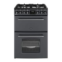 BELLING Farmhouse 60DF Dual Fuel Cooker - Anthracite & Chrome