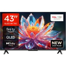 TCL T6C 43" QLED 4K HDR Smart Fire TV with Freely - 43T6C-UK