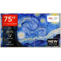 TCL NXTVISION A300W 75" QLED 4K HDR Smart Google TV - 75A300W-UK