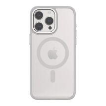 QDOS HYBRID SOFT + SNAP MagSafe iPhone 15 Pro Max Case - Clear & Natural Titanium