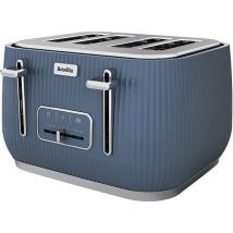 BREVILLE Linear VTR033 4-Slice Toaster - Faded Blue