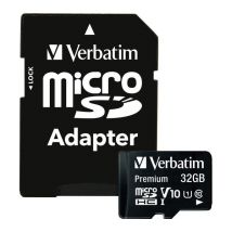 VERBATIM Premium Standard Performance Class 10 microSDHC Memory Card - 32 GB