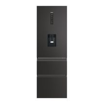 HAIER HTW3618EWPB Smart Fridge Freezer - Slate Black