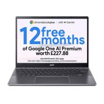 ACER 514 14" Chromebook Plus - Intel® Core™ 5, 512 GB SSD, Grey