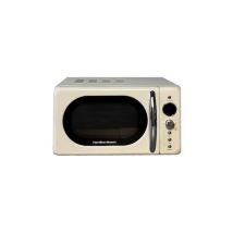 HAMILTON BEACH Retro HB70H20C Compact Solo Microwave - Cream