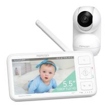 MOMCOZY BM03 5.5" LCD Screen Video Baby Monitor - White