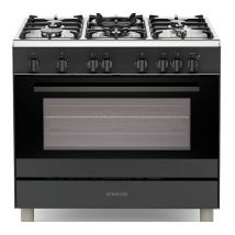 KENWOOD CK501G 90 cm Gas Range Cooker - Matt Black