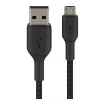 BELKIN Braided USB-A to Micro USB Cable - 1 m, Black