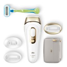 BRAUN Silk-expert Pro 5 PL5257 IPL Hair Removal System - White & Gold