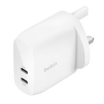 BELKIN WCB010myWH Universal Dual USB Type-C Mains Charger