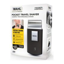 WAHL 3615-0403 Pocket Travel Shaver - Black & Silver