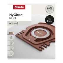 MIELE HyClean Pure CO Vacuum Cleaner Bags - XL, Pack of 8