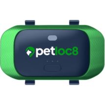 PETLOC8 Smart GPS Pet Tracker - Green & Black