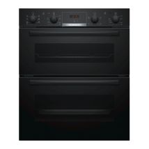 BOSCH Series 4 NBS533BB0B Electric Built-under Double Oven - Black