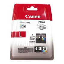 CANON PG-540L & CL-541 Black & Tri-colour Ink Cartridges - Twin Pack