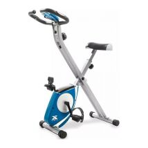 XTERRA Fitness FB150 Folding Exercise Bike - Silver & Blue