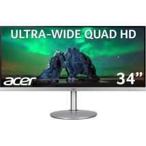 ACER CB342CK Quad HD 34" IPS LCD Monitor - Silver & Black